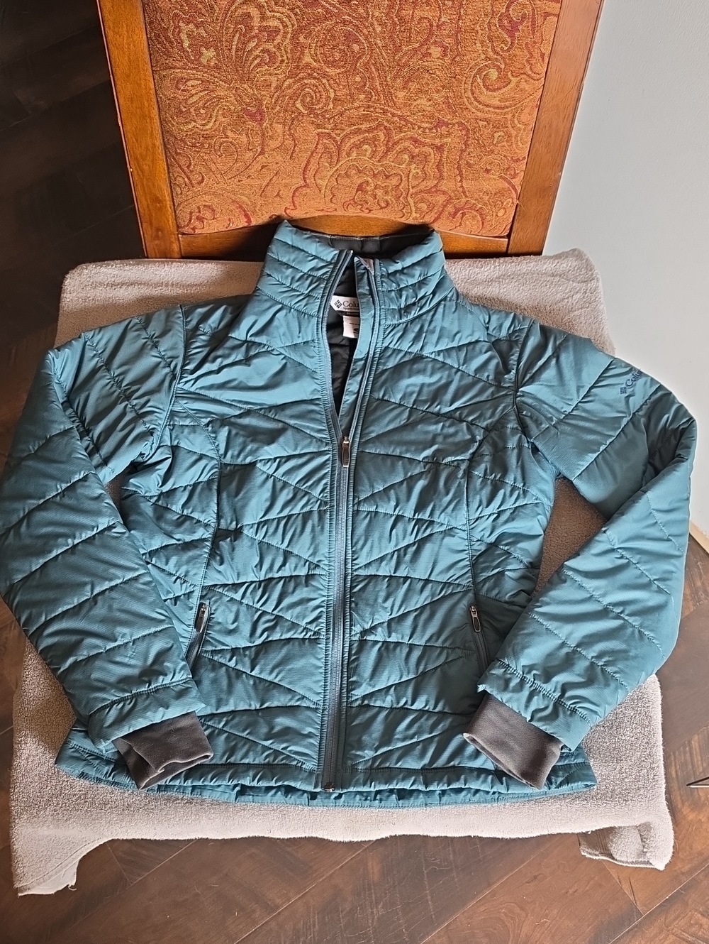 Columbia Lightweight Teal Packable Quilted Jacket